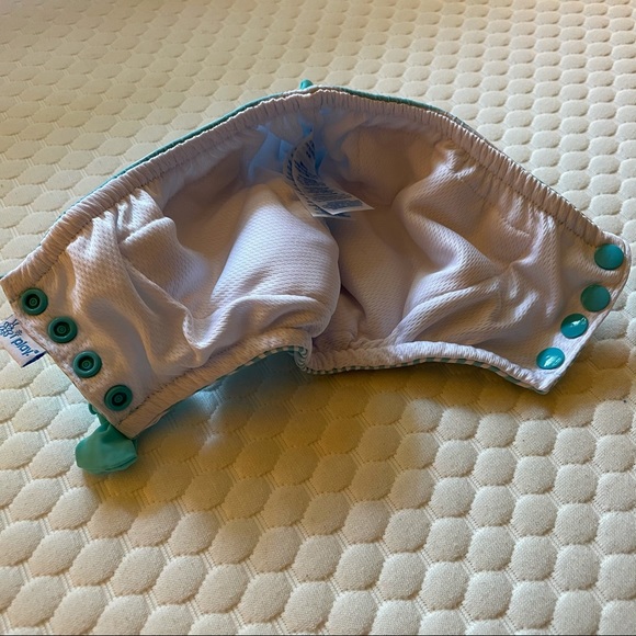 I Play Swimmy Diaper w/ Stripes & Side Bows 6 mos - Picture 6 of 9